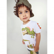NAME IT Gigantosaurus Tee Maceo Bright White