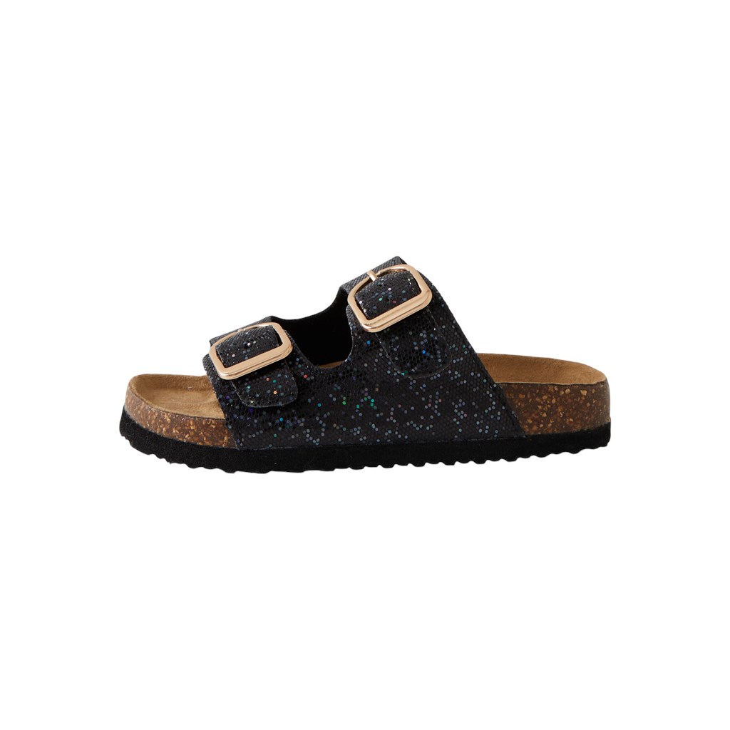 NAME IT Sandaler Flora Black Glitter