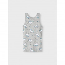 NAME IT 2-Pak Tanktop Unicorn Grey Melange
