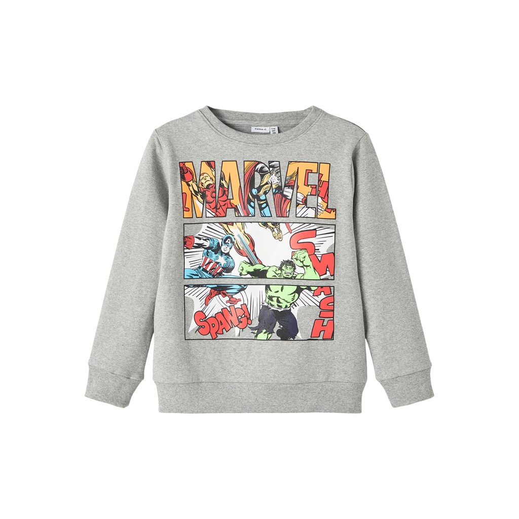 NAME IT Marvel Sweatshirt Foss Grey Melange