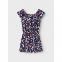 NAME IT Kortærmet Playsuit Vinaya Dark Sapphire