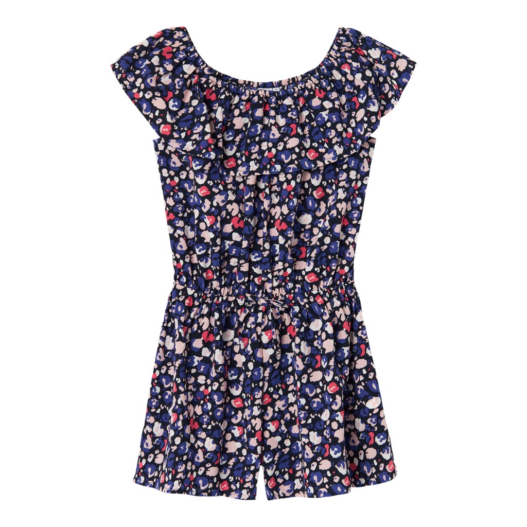 NAME IT Kortærmet Playsuit Vinaya Dark Sapphire