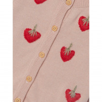 NAME IT Jordbær Cardigan Juna Rose Smoke
