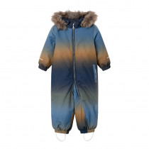 NAME IT Flyverdragt SNOW10 Dark Sapphire Flow