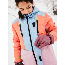 NAME IT Vinterjakke SNOW10 Block Fusion Coral