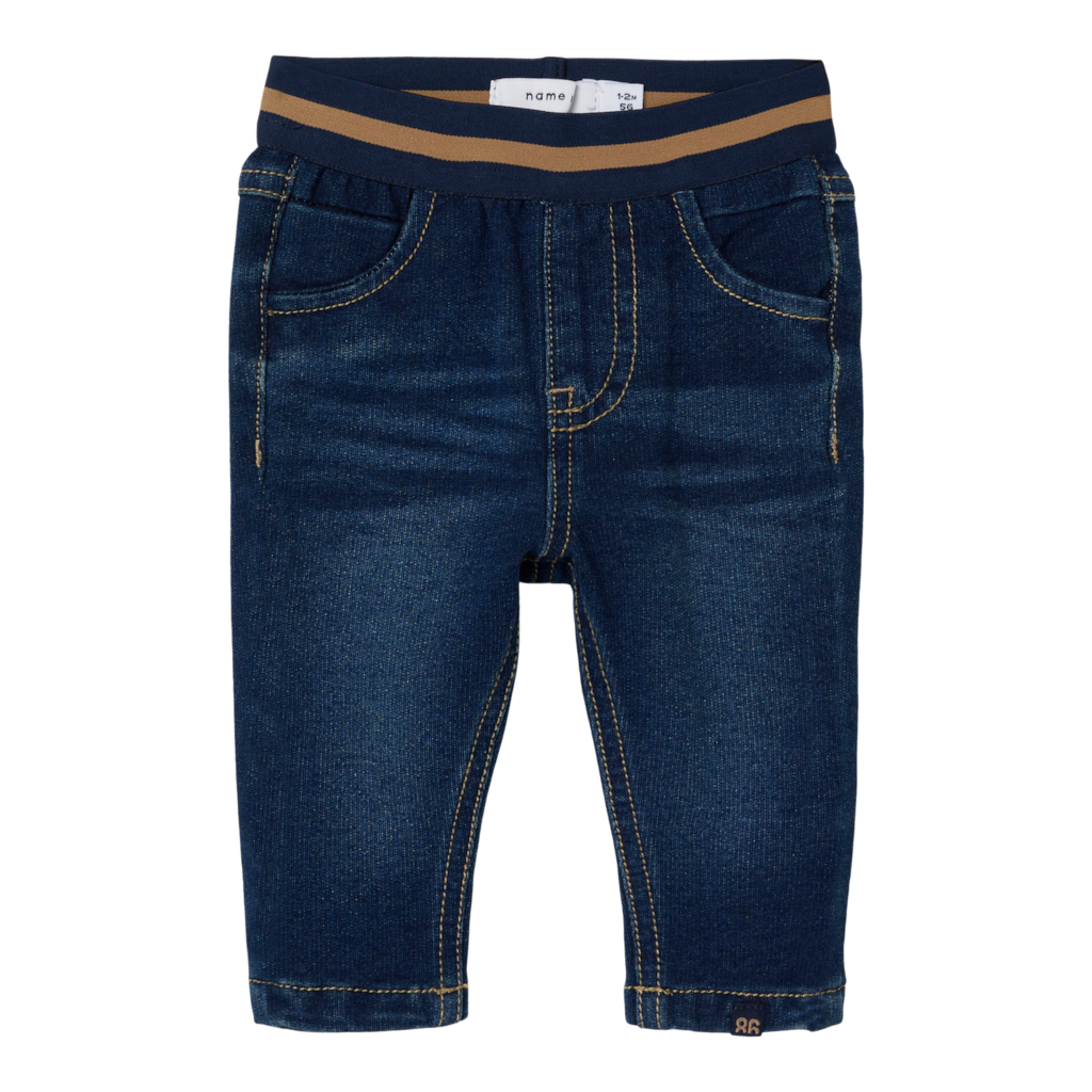 NAME IT Slim Sweat Jeans Silas Dark Blue Denim