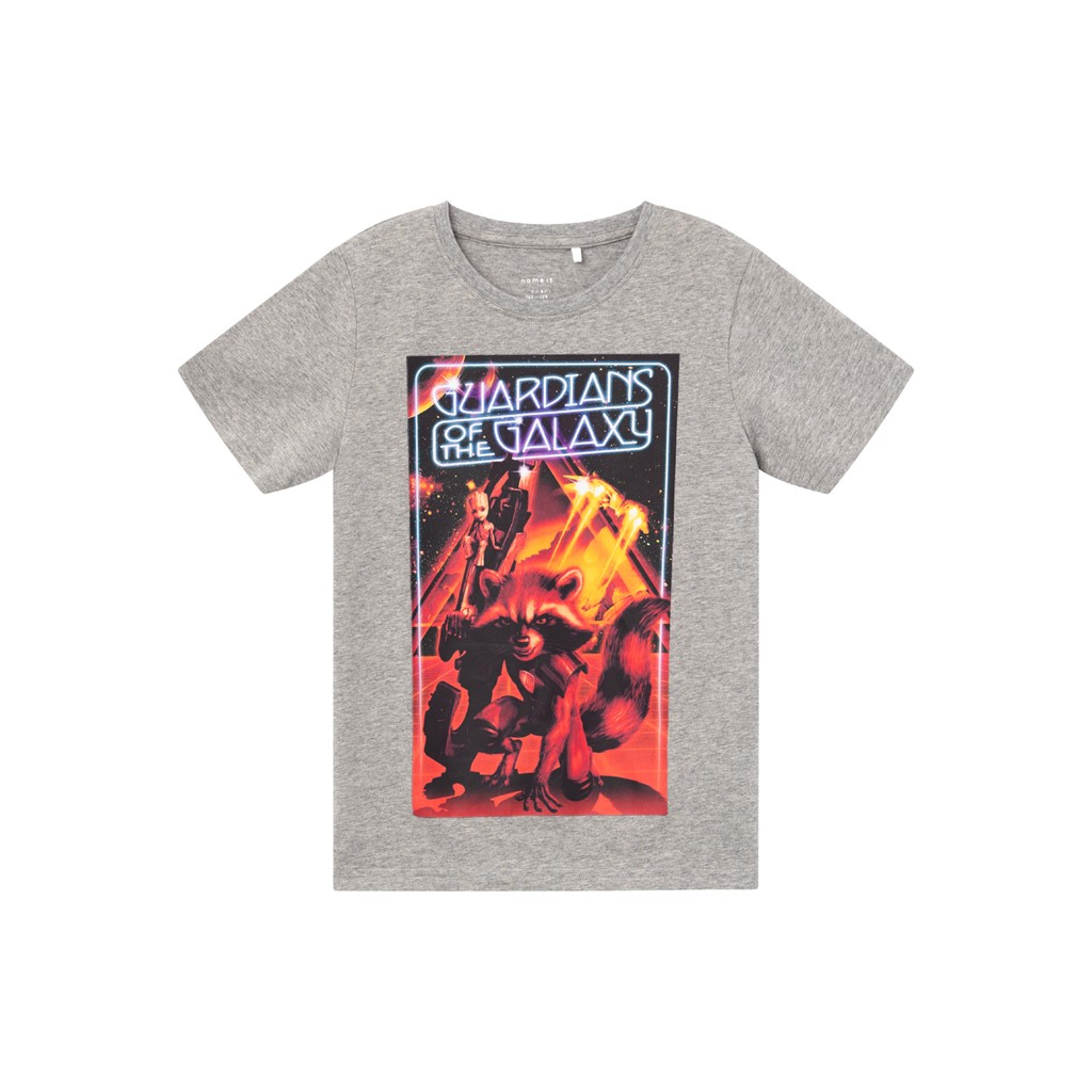 NAME IT Guadians Tee Moshe Grey Melange