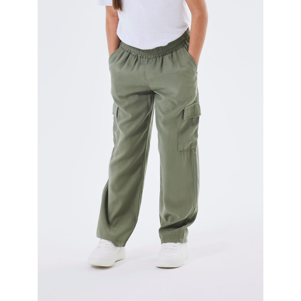 NAME IT Bløde Cargobukser Bella Deep Lichen Green