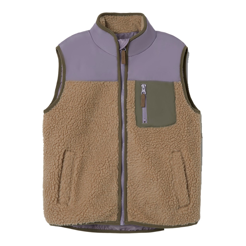 NAME IT Teddy Vest Mall Humus