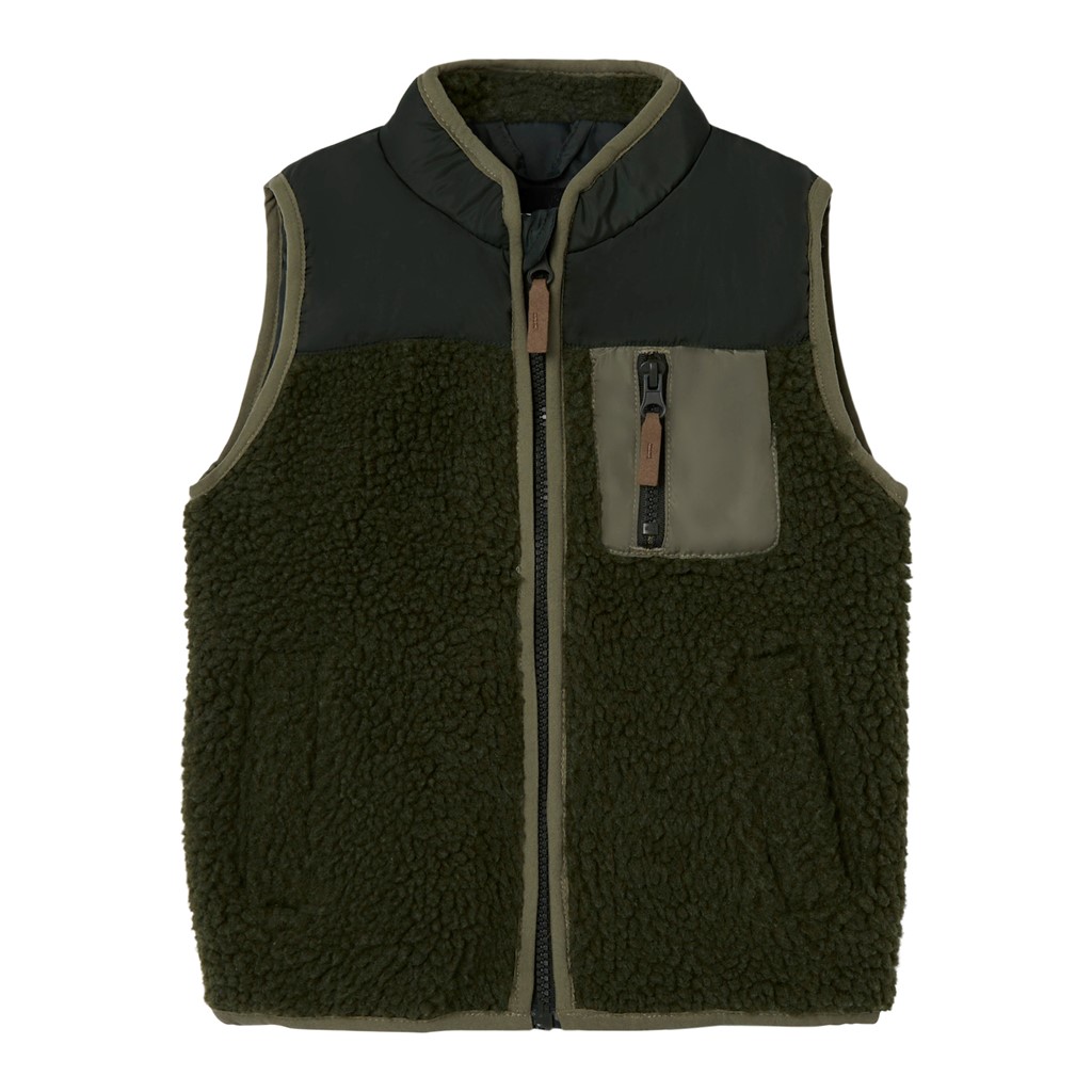 Billede af NAME IT Teddy Vest Mall Beetle