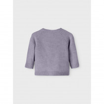 NAME IT Strik Cardigan Lorina Lavender Gray