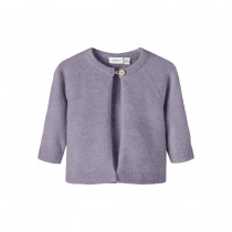 NAME IT Strik Cardigan Lorina Lavender Gray