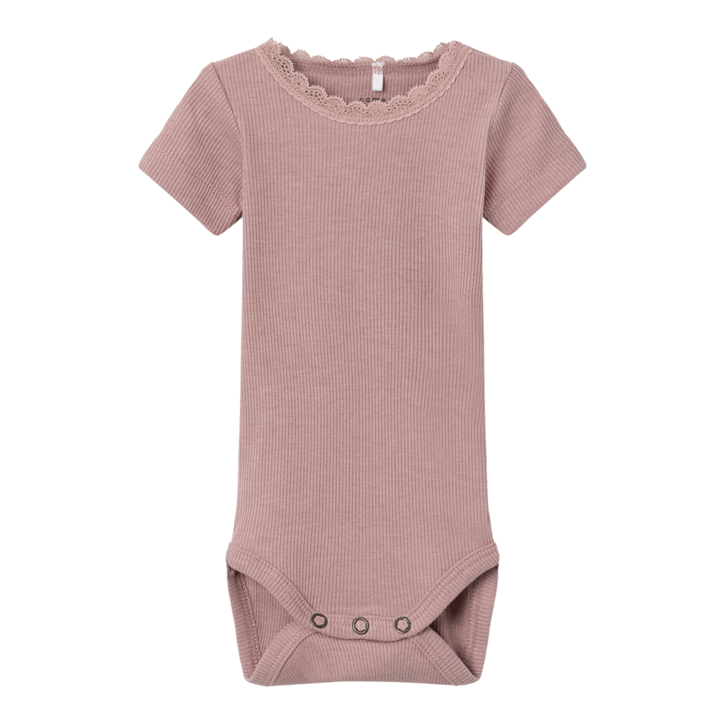 NAME IT Modal Body Kortærmet Kab Deauville Mauve