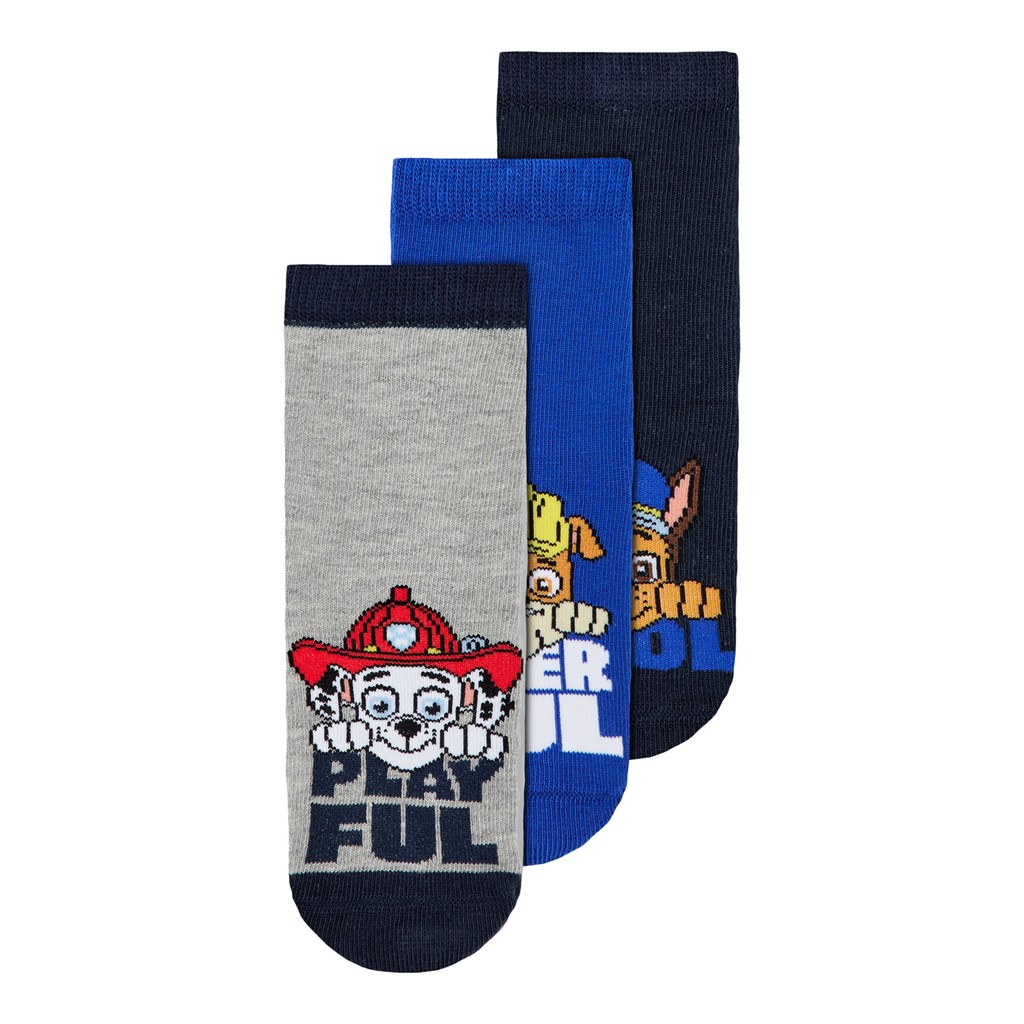 NAME IT 3-Pak Paw Patrol Strømper Jion Dark Sapphire