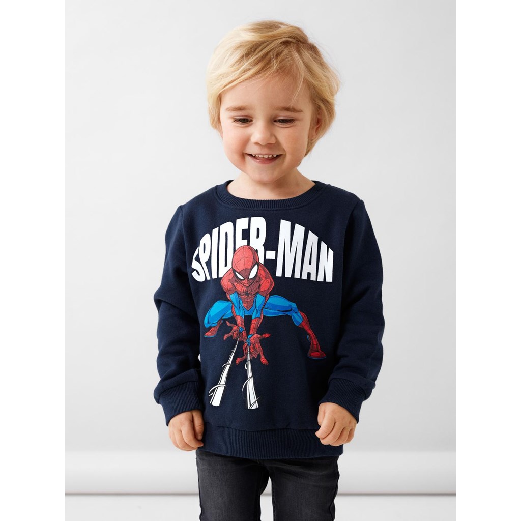 NAME IT Spider-man Sweatshirt Mar Dark Sapphire