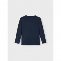 NAME IT Mickey & Friends Langærmet Bluse Dark Sapphire