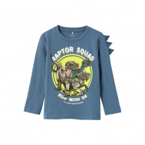 NAME IT Jurassic Langærmet Bluse Jinus Bluefin