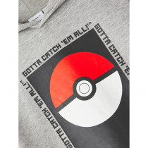 NAME IT Pokermon Sweat Hoodie Jalte Grey Melange