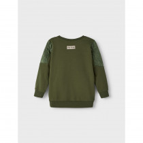 NAME IT Sweatshirt Leslie Rifle Green