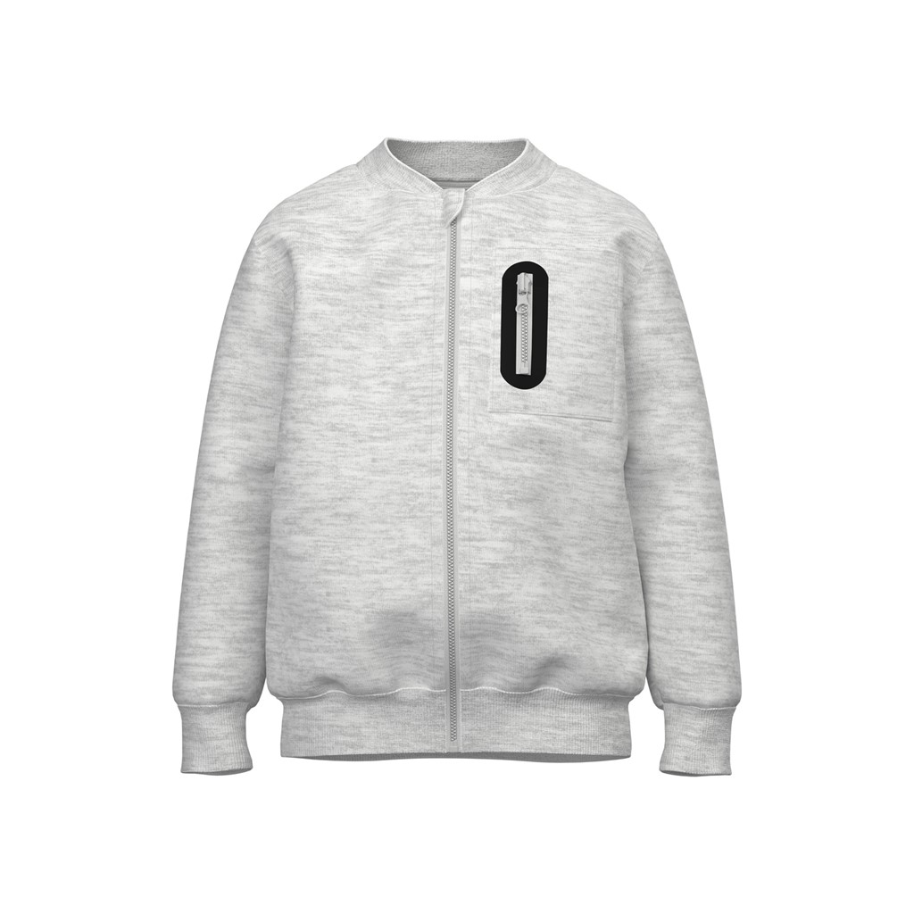 NAME IT Sweat Cardigan Laust  Light Grey Melange