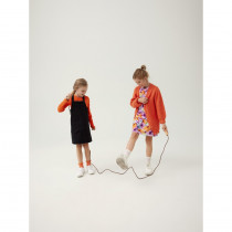 NAME IT Rib Bluse Luana Scarlet Ibis