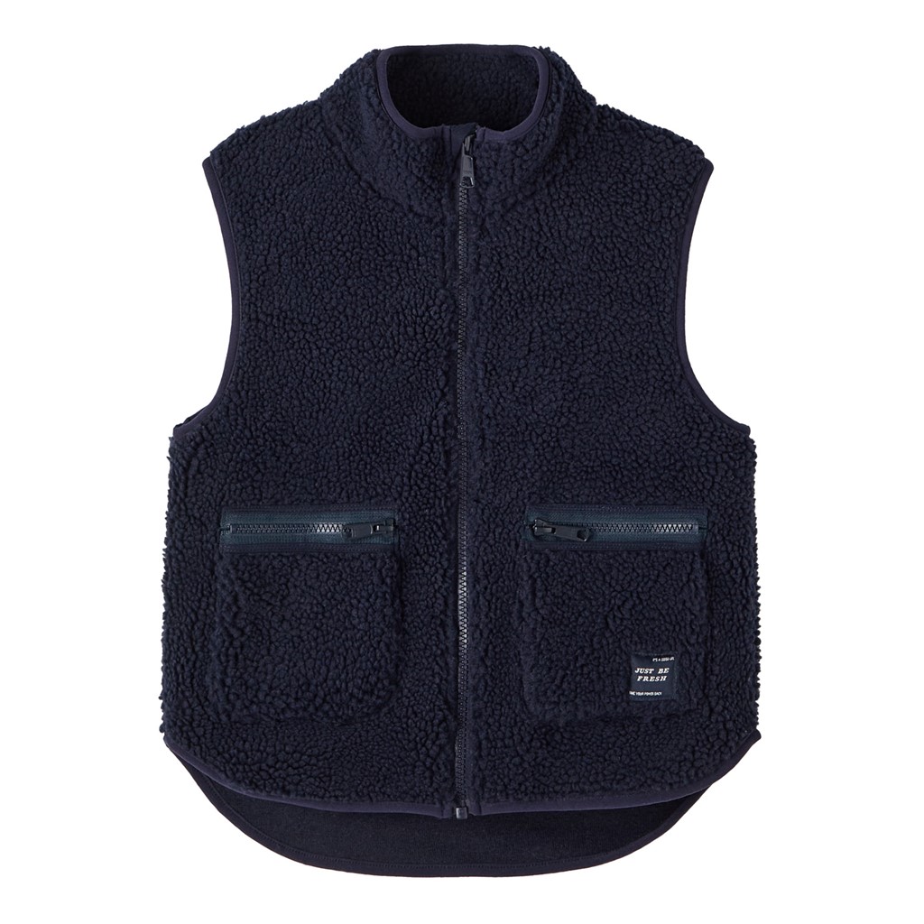 NAME IT Teddy Vest Laletti Dark Sapphire