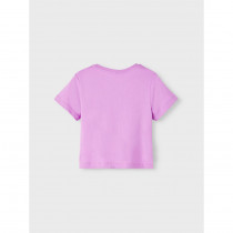 NAME IT Løs Tee Lorina Violet Tulle