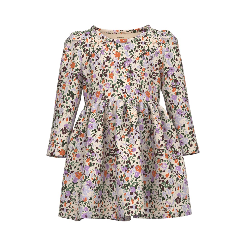 NAME IT Sweat Kjole Lucca Buttercream