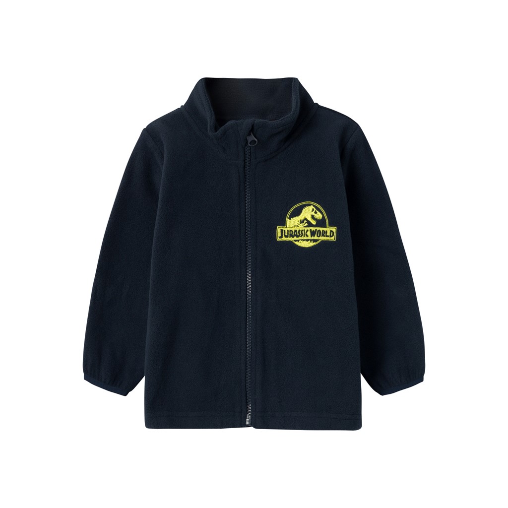 Name it Dark Sapphire Julen Jurassic Fleece Jakke