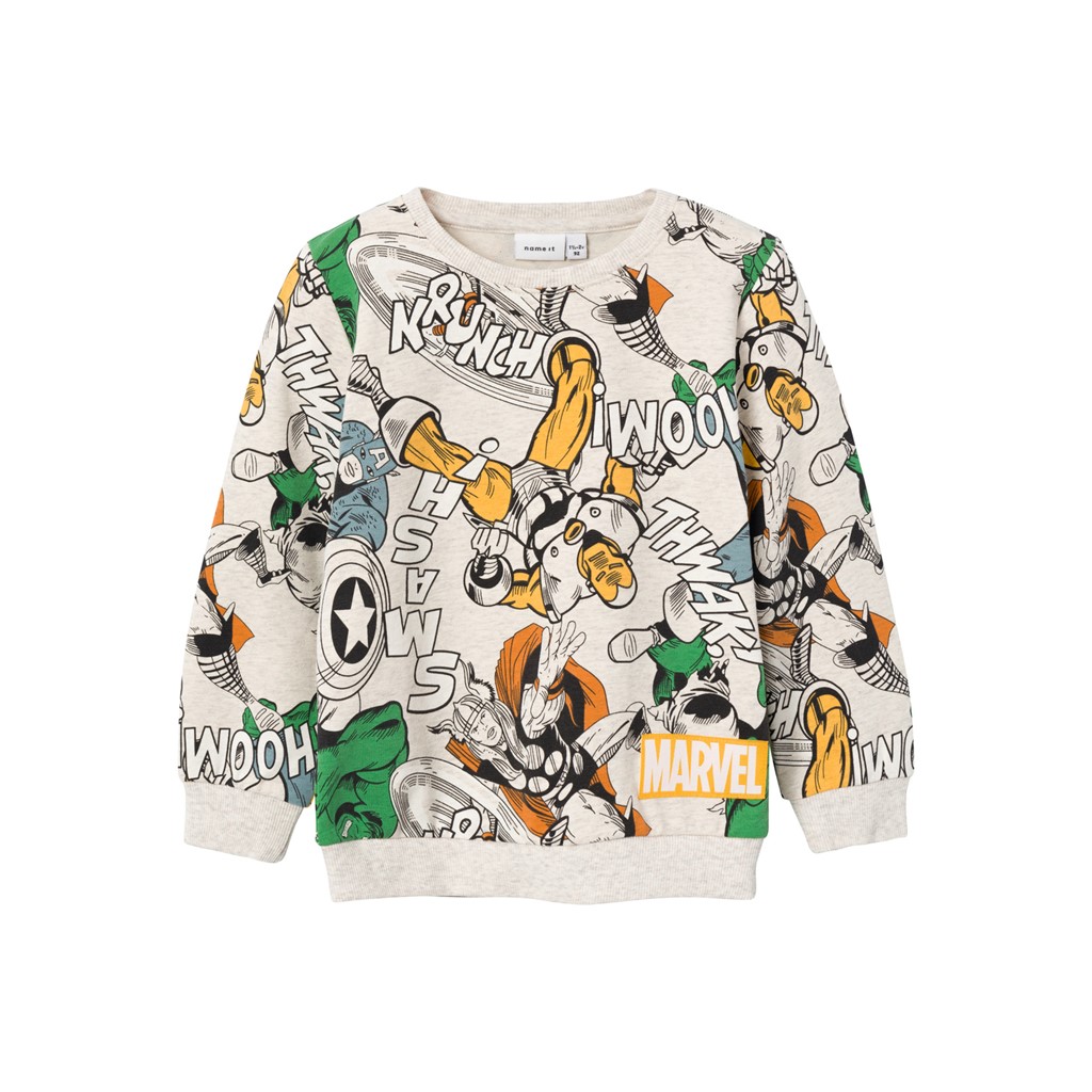 NAME IT Avengers Sweatshirt Jaakko Peyote Melange