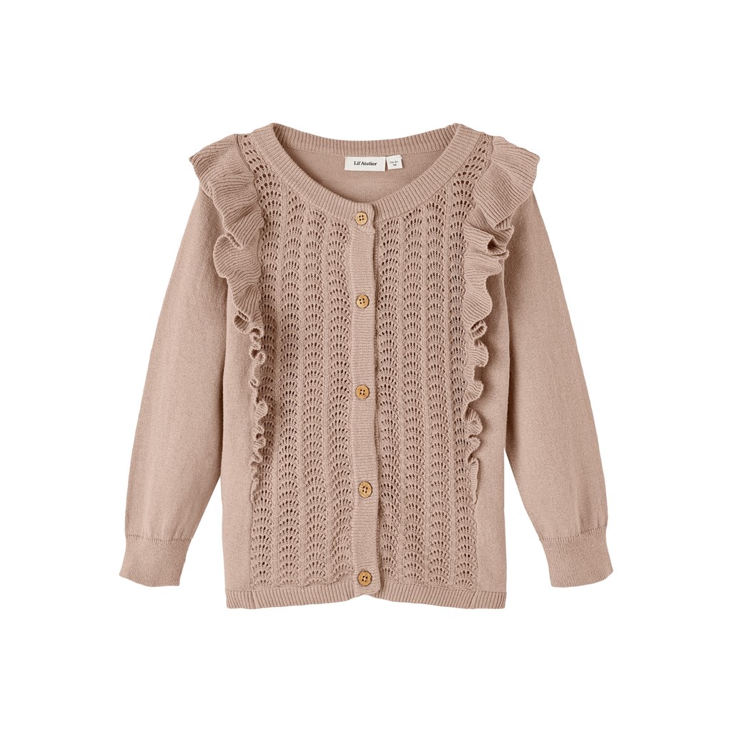 LIL ATELIER Strik Cardigan Lara Rose Dust