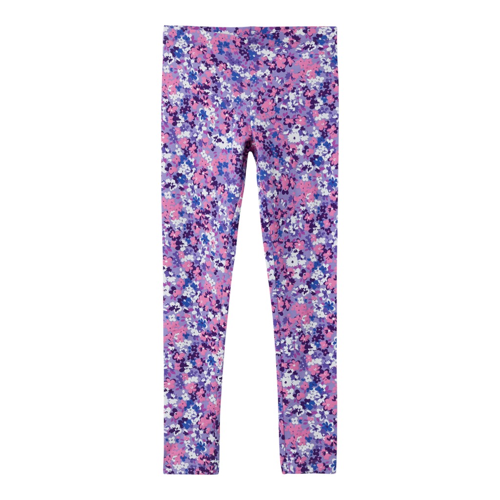 NAME IT Blomster Leggings Nella Aster Purple