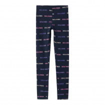NAME IT Tekst Printede Leggings Nella Dark Sapphire