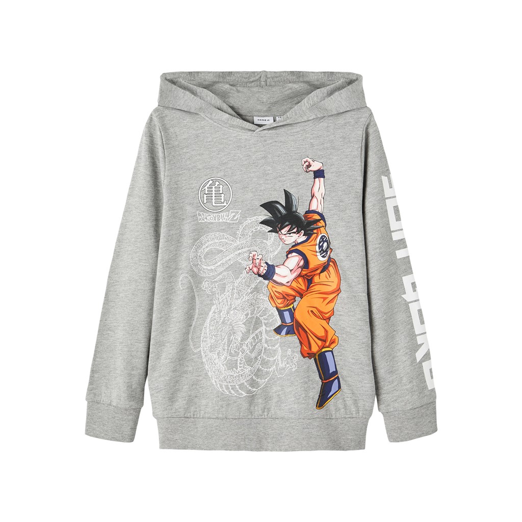 NAME IT Dragonball Sweat Hoodie Abiru Grey Melange