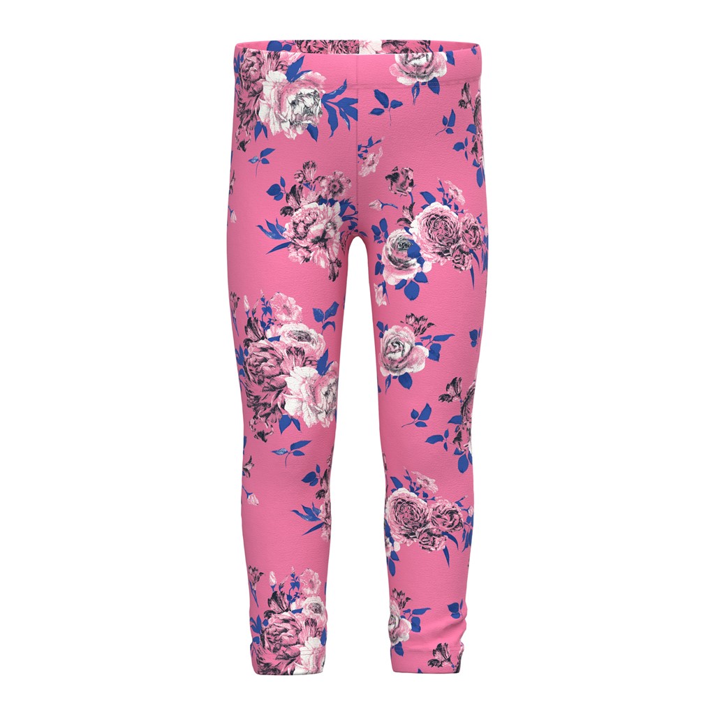NAME IT Leggings Vivian Blomster Pink Cosmos
