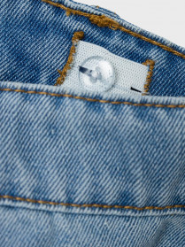 NAME IT Brede Cargo Jeans Rose Light Blue Denim