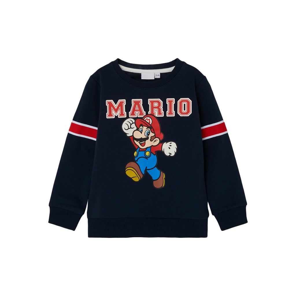 NAME IT Super Mario Sweatshirt Jafar Dark Sapphire