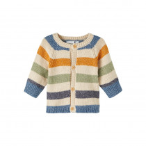 NAME IT Strik Cardigan Otal Peyote Melange