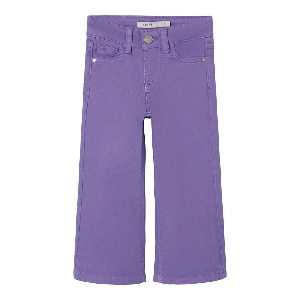 NAME IT Brede Twill Bukser Polly Aster Purple