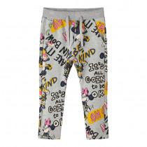 NAME IT Minnie Mouse Sweatpants Simi Grey Melange