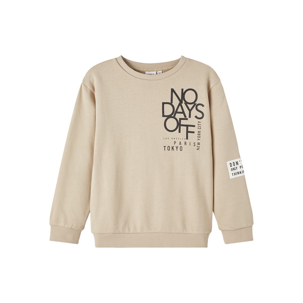 NAME IT Sweatshirt Nolose Oxford Tan