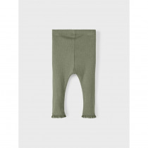 NAME IT Rib Modal Leggings Nussa Oil Green