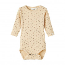 LIL ATELIER Rib Body Gago Wood Ash