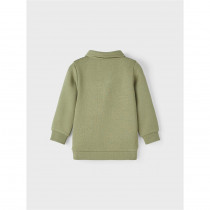 NAME IT Polo Sweatshirt Ozzy Oil Green