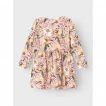 NAME IT Langærmet Blomster Kjole Nestella Rose Smoke