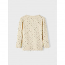 LIL ATELIER Rib Bluse Gago Wood Ash