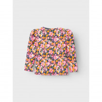 NAME IT Langærmet Blomster Bluse Odine India Ink