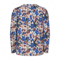 NAME IT Langærmet Blomster Bluse Odine Jet Stream