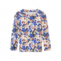 NAME IT Langærmet Blomster Bluse Odine Jet Stream