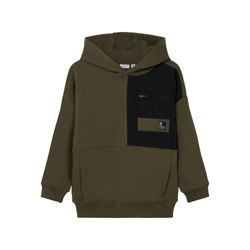 NAME IT Sweat Hoodie Dunne Ivy Green